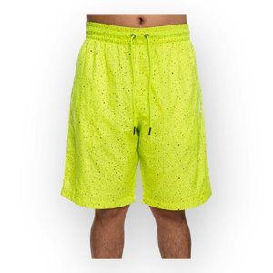 Jordan Jumpman Poolside Shorts Swim Trunks Cyber/White (Yellow) Mens Size S